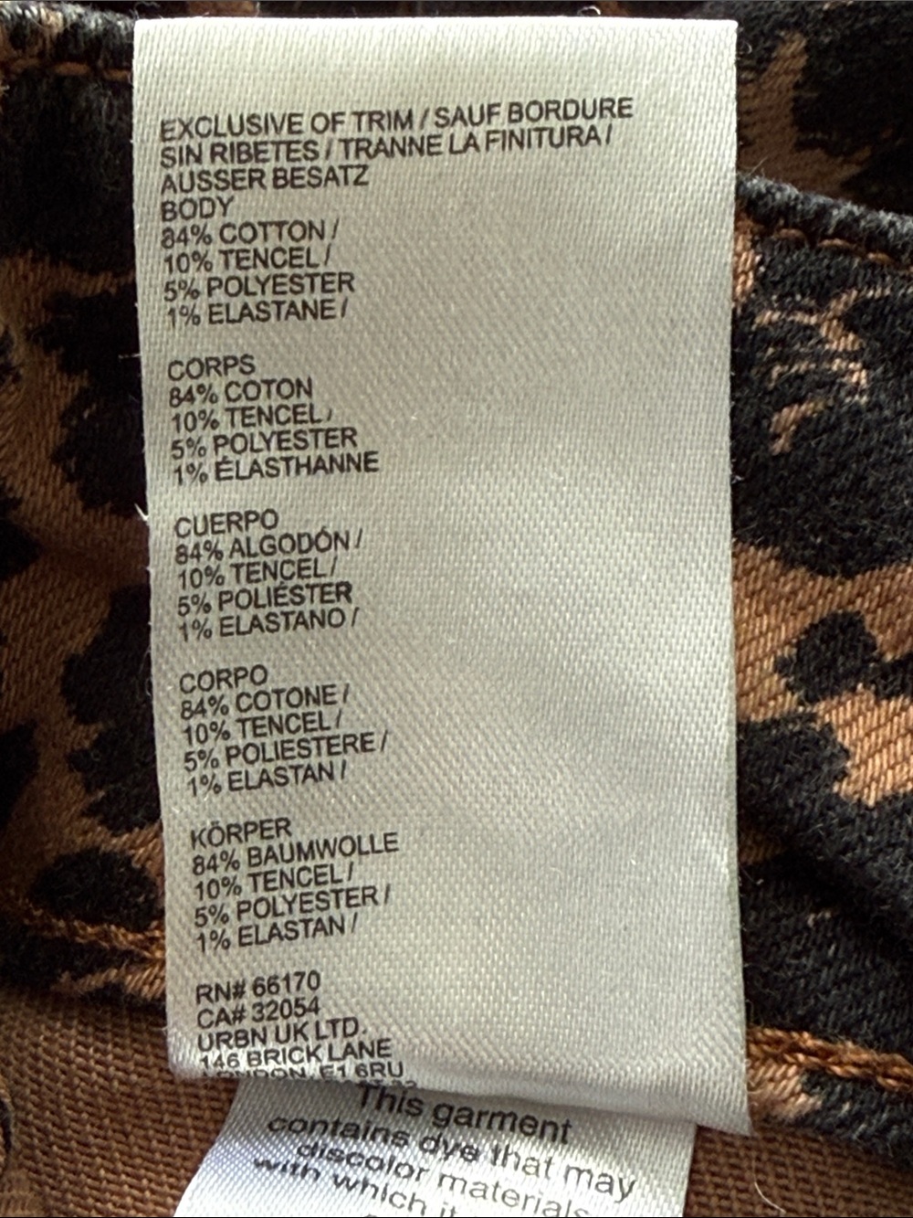 Anthropologie MAEVE The Colette Full-Length Wide-Leg Jeans Leopard Print Sz 28P - Picture 14 of 16